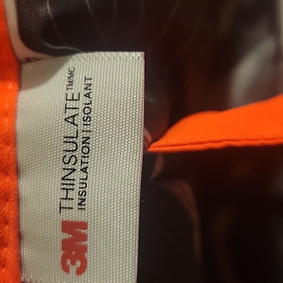 WOMEN'S STORMPACK 3M THINSULATE INSULATION Ski Jacket Size S/P Bright Orange 🍊 - Picture 14 of 15